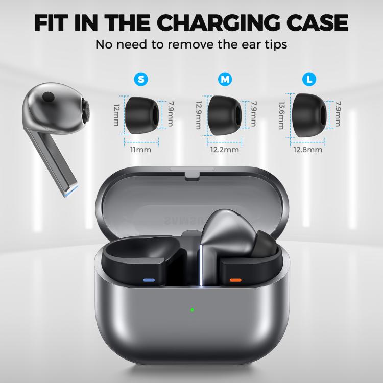 For Samsung Galaxy Buds3 Pro AhaStyle WG168 Memory Foam Anti-Slip Anti-Loss Earplug Cap