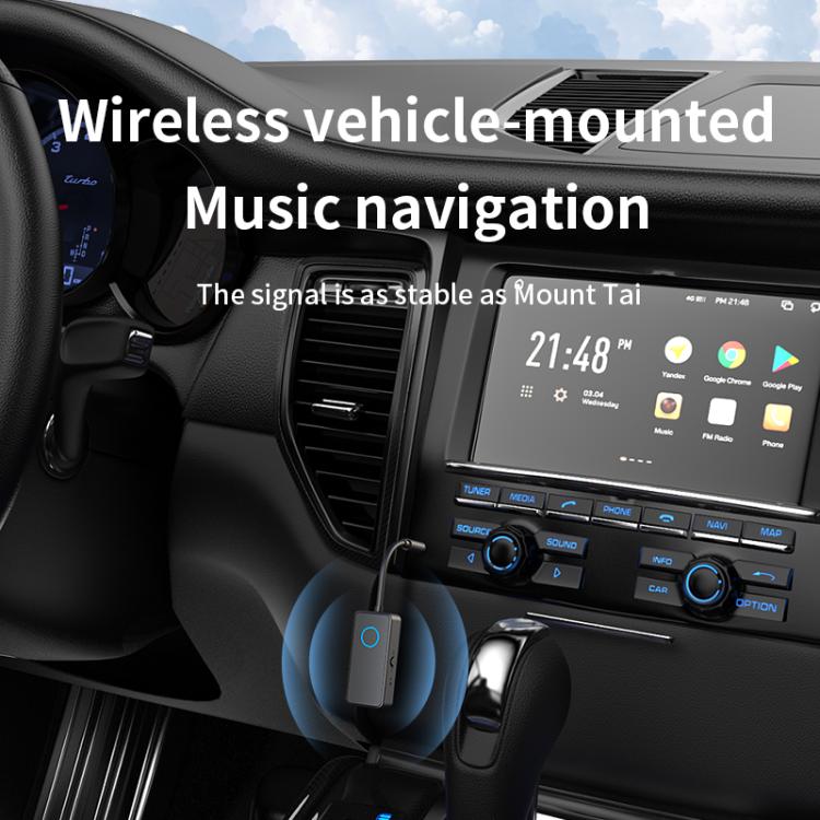 2-In-1 Bluetooth 5.4 Audio Adapter Transmitter/Receiver 3.5mm AUX For Car/TV/Headphones