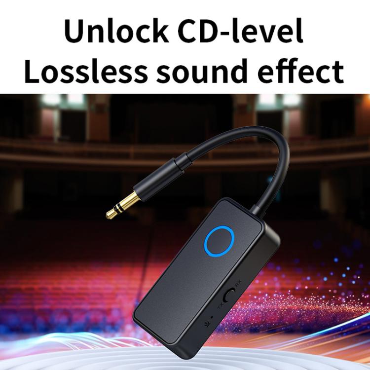 2-In-1 Bluetooth 5.4 Audio Adapter Transmitter/Receiver 3.5mm AUX For Car/TV/Headphones