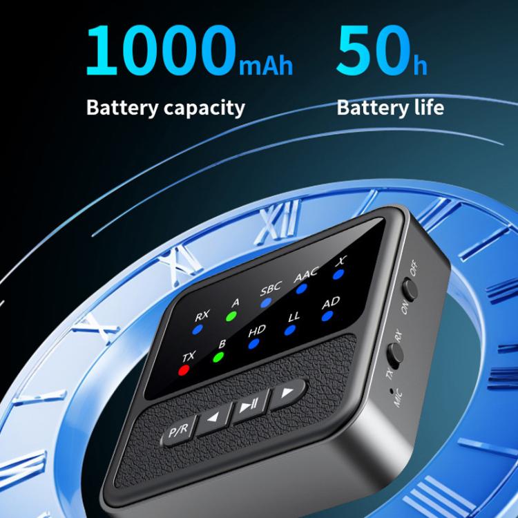 2-in-1 Bluetooth 5.4 Audio Transceiver HiFi Transmitter/Receiver, HD Calls, RCA/3.5mm AUX for Car/Home Stereo