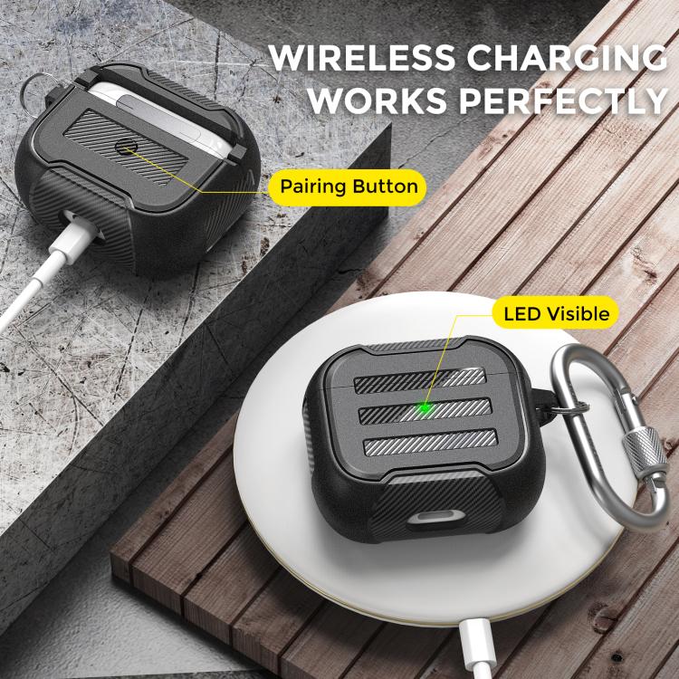 For AirPods 3 AhaStyle PT115-3 TPU Light Fibre Split Earphone Protector