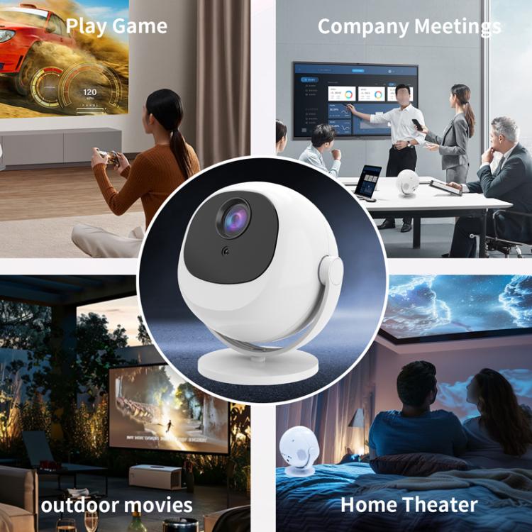 5G Dual-Band 4K High-Definition Intelligent Ball Android Projector