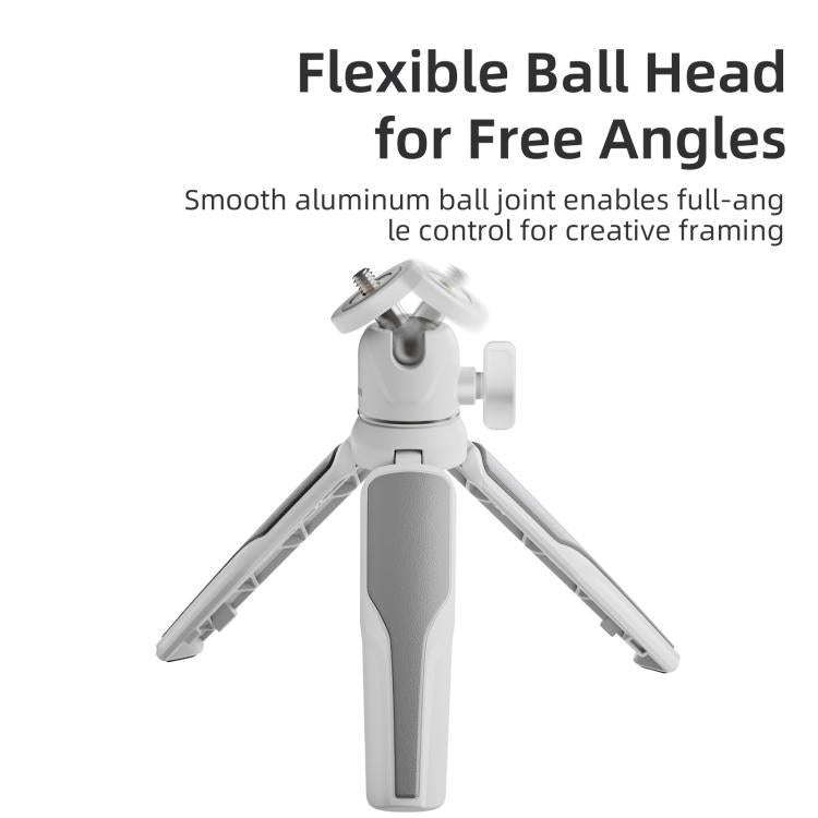 aMagisn Mini Tripod Selfie Stick with 360-degree Ball Head Adjustable Phone/Camera Mount for Travel, Vlogging & Live Streaming