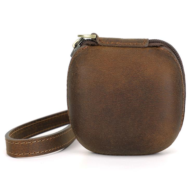 For Beats Fit Pro CONTACTS FAMILY CF1160 Leather With Zipper Wrist Portable Earphone Protective Case