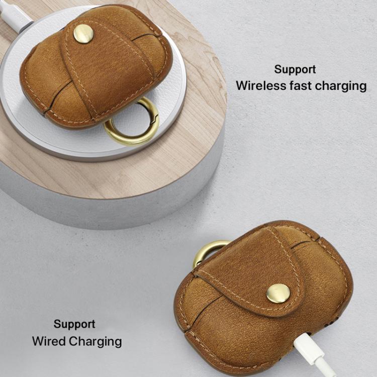 For AirPods Pro 2 CONTACTS FAMILY CF1162 Earphone Case Full Coverage Anti Drop With Metal Buckle