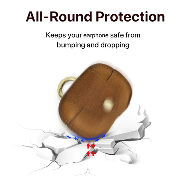 For AirPods Pro 2 CONTACTS FAMILY CF1162 Earphone Case Full Coverage Anti Drop With Metal Buckle