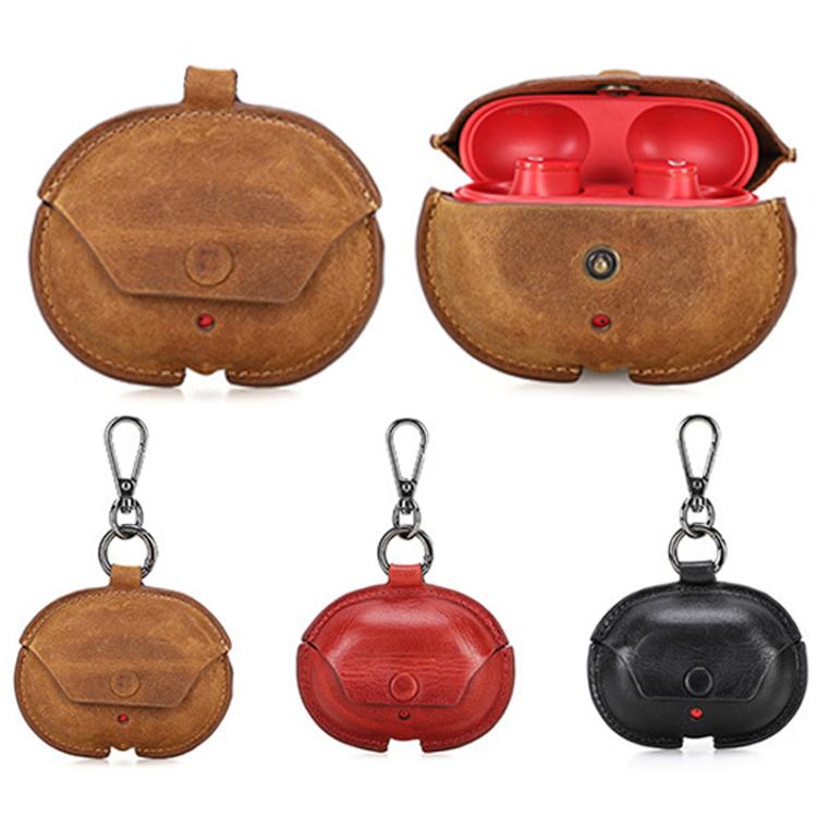 For Beats Studio Buds CONTACTS FAMILY CF1136A Leather Portable Bluetooth Earphone Protective Case