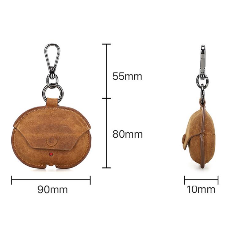 For Beats Studio Buds CONTACTS FAMILY CF1136A Leather Portable Bluetooth Earphone Protective Case