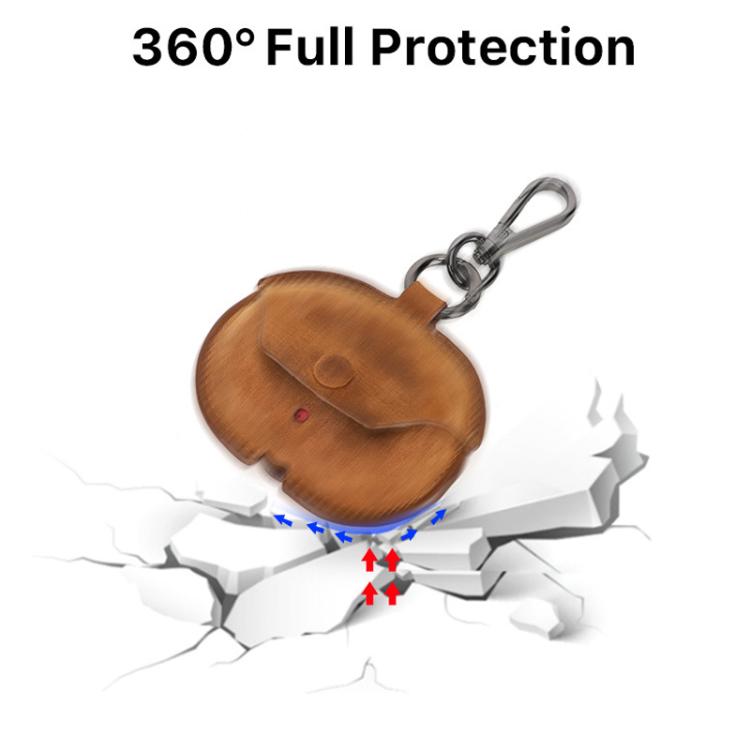 For Beats Studio Buds CONTACTS FAMILY CF1136A Leather Portable Bluetooth Earphone Protective Case