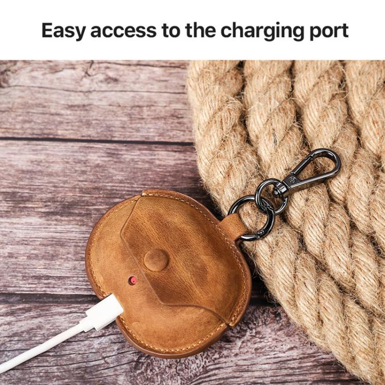 For Beats Studio Buds CONTACTS FAMILY CF1136A Leather Portable Bluetooth Earphone Protective Case