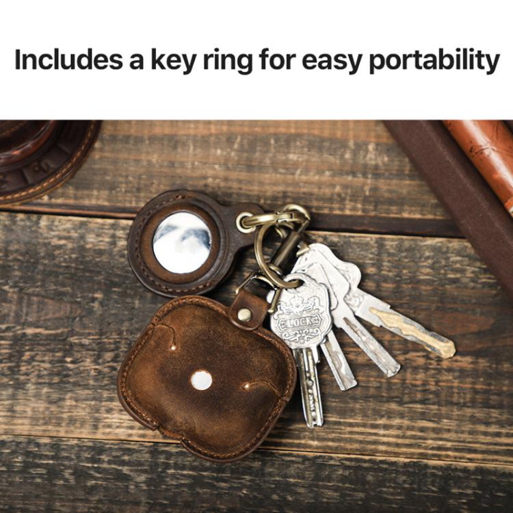 For AirPods 3 / Airtag CONTACTS FAMILY CF1142+CF1139 2In1 Anti Loss Leather Case