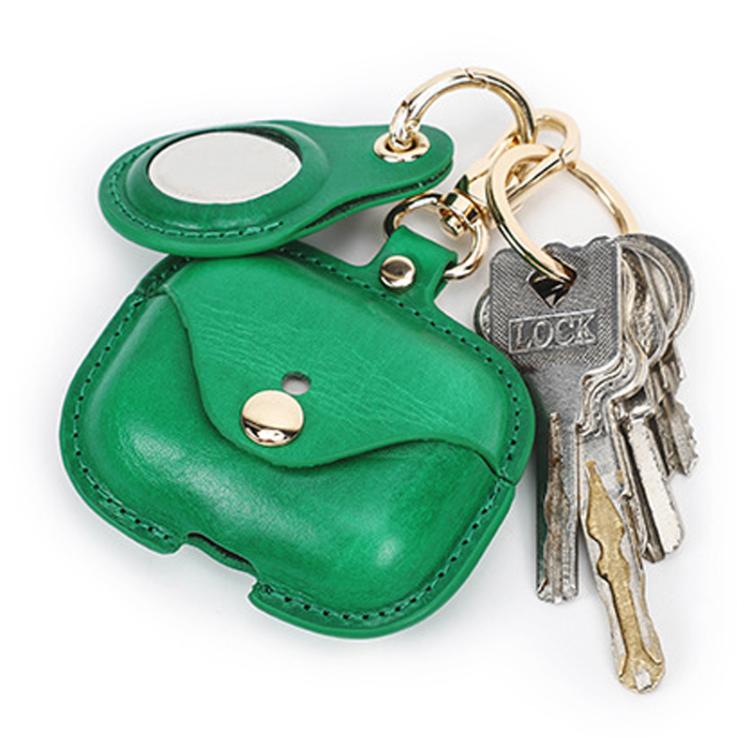 For Airpods Pro / Airtag CONTACTS FAMILY CFG2001+CFG2002 2 In 1 Anti Loss Leather Case