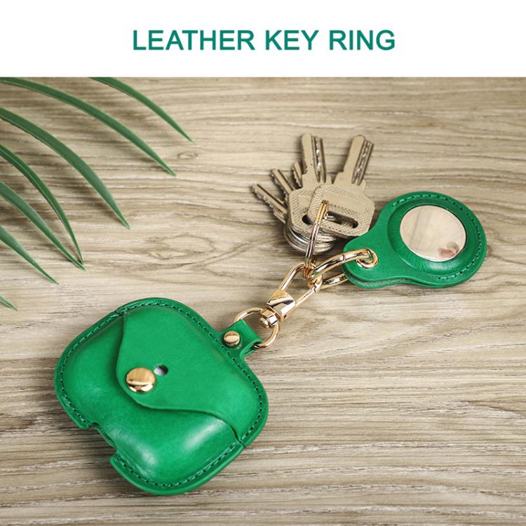 For Airpods Pro / Airtag CONTACTS FAMILY CFG2001+CFG2002 2 In 1 Anti Loss Leather Case