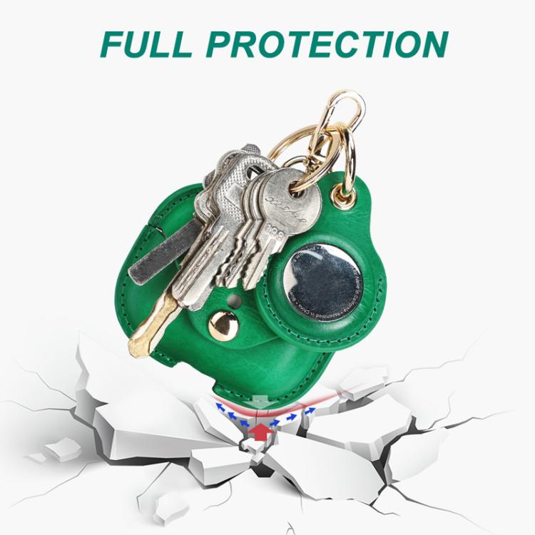 For Airpods Pro / Airtag CONTACTS FAMILY CFG2001+CFG2002 2 In 1 Anti Loss Leather Case