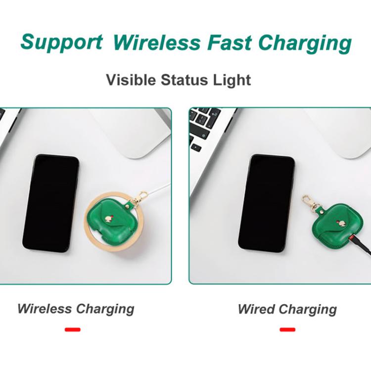 For Airpods Pro / Airtag CONTACTS FAMILY CFG2001+CFG2002 2 In 1 Anti Loss Leather Case