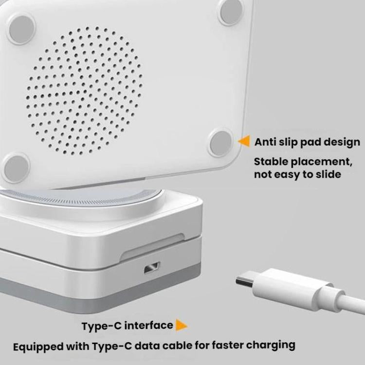 G12 Magnetic 3 In 1 Vertical Wireless Charger For Apple IPhones / AirPods / Apple Watches