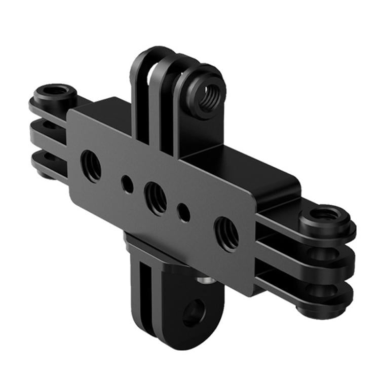 Aluminum Alloy 3 Station Live Streaming Stand Action Camera Multi Functional Expansion Adapter Accessory