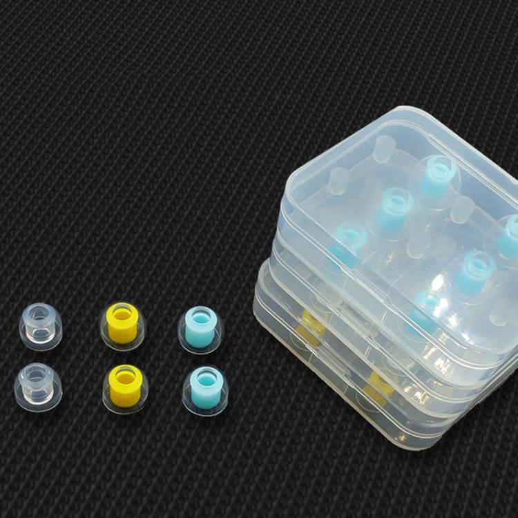 6pcs /Box Food Grade Liquid Silicone Ear Tips HIFI Earphones Earbuds