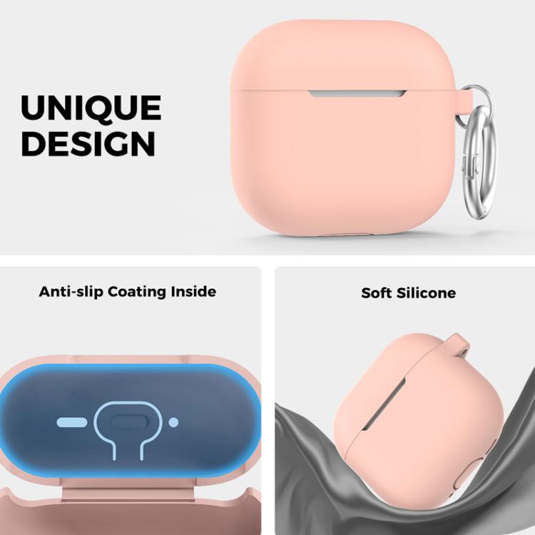 For AirPods 4 AhaStyle PT196 Integrated Silicone Protective Case