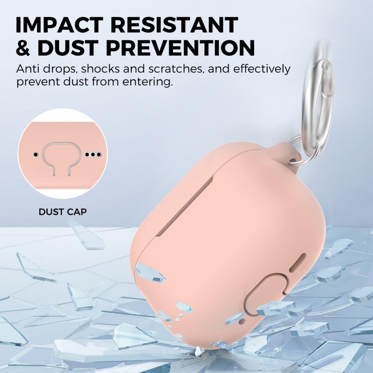 For AirPods 4 AhaStyle PT196 Integrated Silicone Protective Case