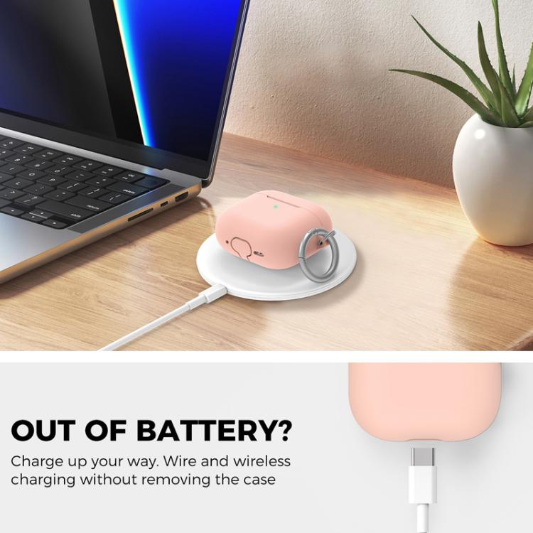For AirPods 4 AhaStyle PT196 Integrated Silicone Protective Case