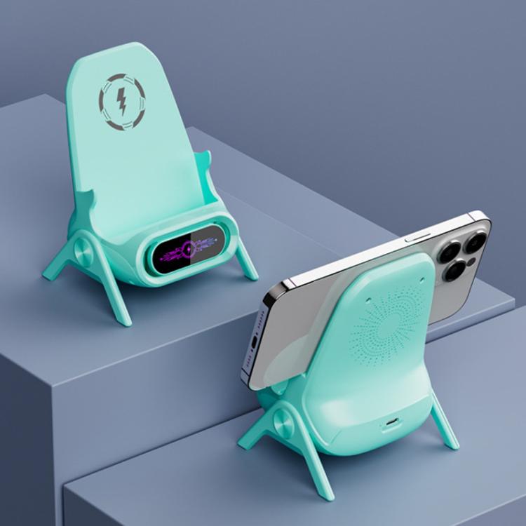 Chair-Shaped Wireless Charger Stand For Desk Compatible With 4.5-11 Inch Phones & Tablets