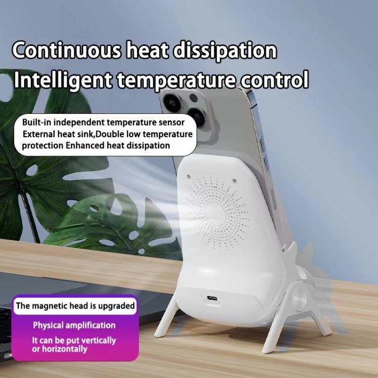 Chair-Shaped Wireless Charger Stand For Desk Compatible With 4.5-11 Inch Phones & Tablets