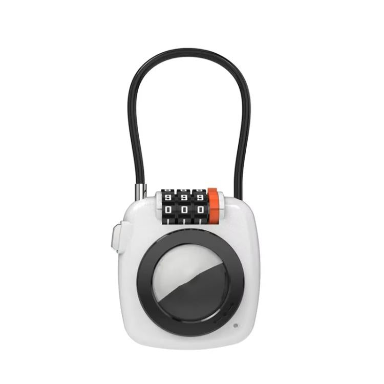 For AirTag 2 In 1 Lock Holder Anti-Theft Zinc Alloy 3-Digit Combination Lock Case For Suitcases/Backpacks/Gym Bags