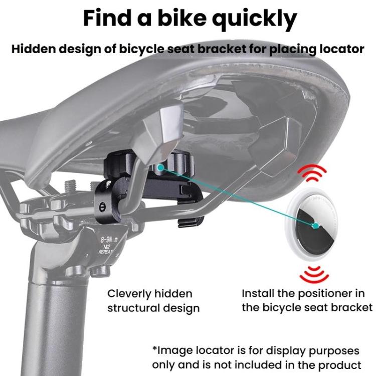 For AirTag Bike Mounting Bracket Tracker Anti-Loss Locator Bicycle Bracket
