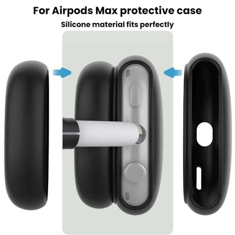For Airpods Max 4pcs /Set Head-Mounted Silicone Anti-Bump Protective Cover