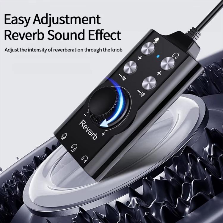 USB / Type-C To 3.5mm 7.1 Surround Sound Computer Voice Changer External Sound Card For Mobile Computer Streaming