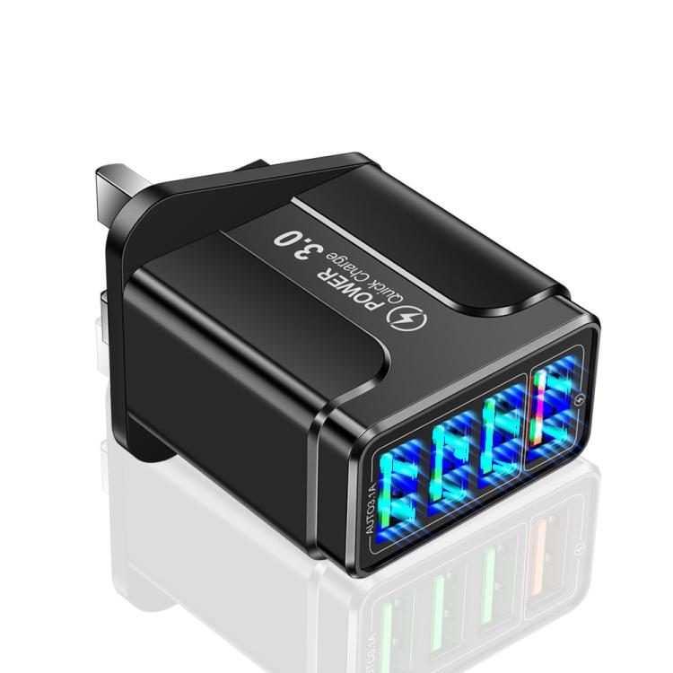 5.1A QC3.0 Fast Charging 4USB Port Cell Phone Charger