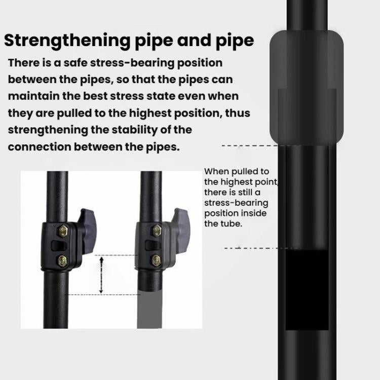 Multi-Functional Selfie Floor Photography Light Stand Live Streaming Fill Light Stand