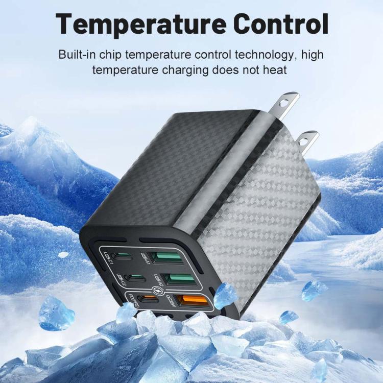 50W 3USB+3Type-C 6 Ports Fast Charging Cell Phone Charger