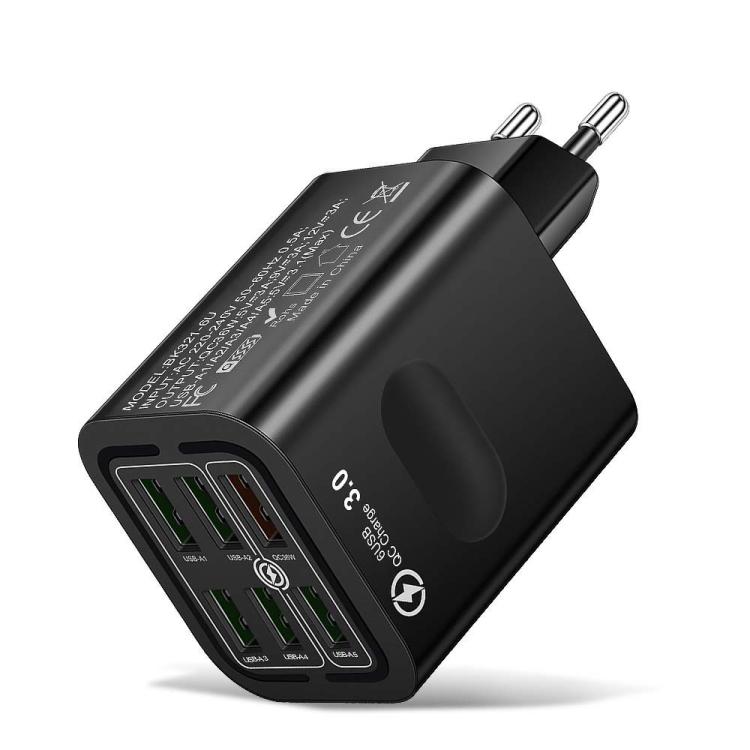 BK321 6USB Multi-port Fast Charging Phone Charger