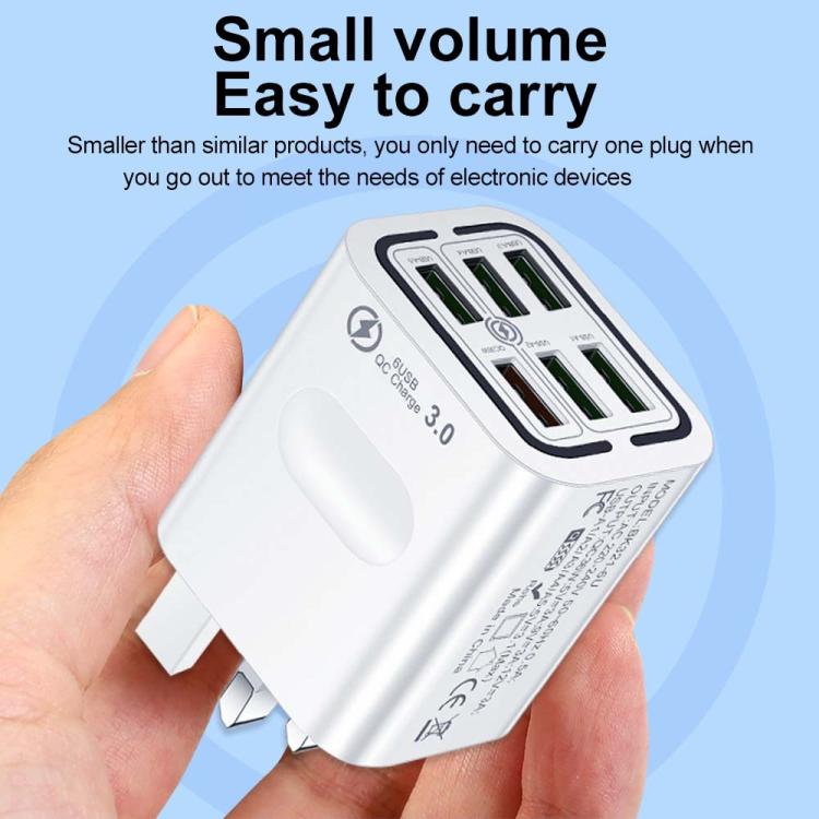 BK321 6USB Multi-port Fast Charging Phone Charger