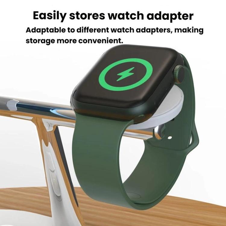 15W 3 In 1 Magnetic Wireless Charger For Phones Watches Earbuds Desktop Multi-Functional Phone Stand