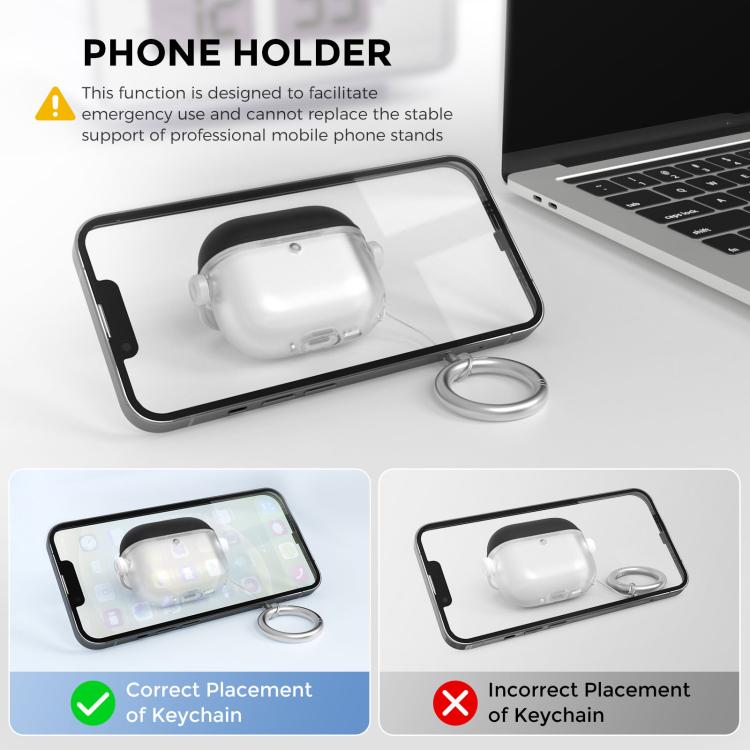 AhaStyle WG174 Earphone Silicone Split Drop Protection Case With 3 In 1 Cleaning Pen