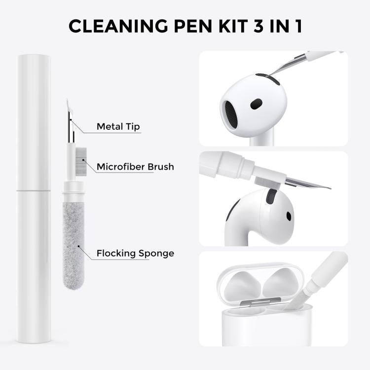 AhaStyle WG174 Earphone Silicone Split Drop Protection Case With 3 In 1 Cleaning Pen