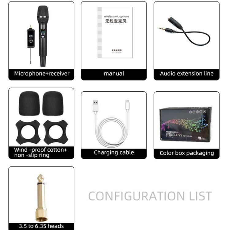 Wireless Microphone Direct Broadcast Singing Handheld Microphone