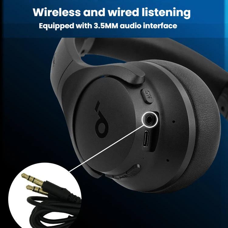 ANKER Soundcore Q20i Headband Gaming Headset Wireless Bluetooth Active Noise Reduction Headset