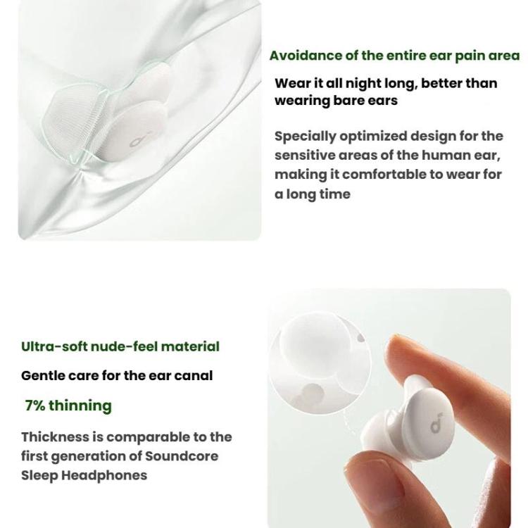 ANKER SoundCore Sleep A30 Active Noise Reduction Bluetooth Wireless Earphones