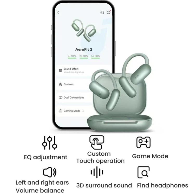 ANKER SoundCore AeroFit 2 Open Wireless Bluetooth Sport Earphones