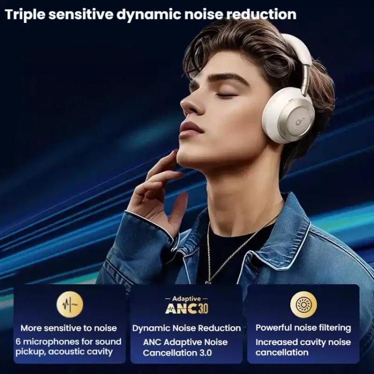 ANKER SoundCore SpaceOne Pro Noise Reduction Bluetooth Headset Gaming Headphone