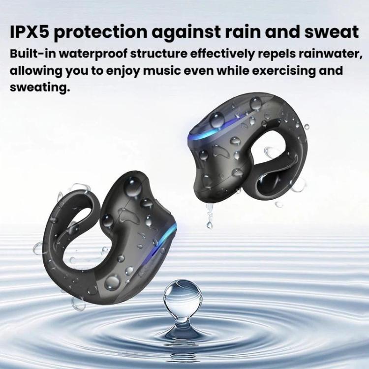 GD29 IPX5 Waterproof Over-Ear Clip Bluetooth Earphone Bluetooth 5.4 Noise Reduction Earphone