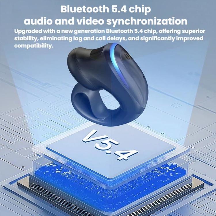 GD29 IPX5 Waterproof Over-Ear Clip Bluetooth Earphone Bluetooth 5.4 Noise Reduction Earphone