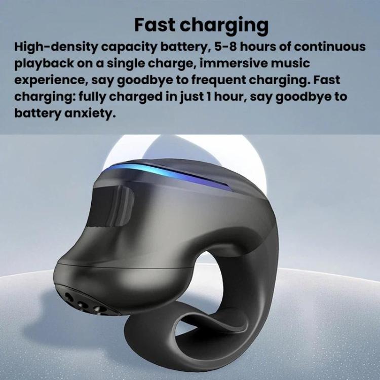 GD29 IPX5 Waterproof Over-Ear Clip Bluetooth Earphone Bluetooth 5.4 Noise Reduction Earphone