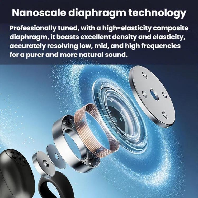 GD29 IPX5 Waterproof Over-Ear Clip Bluetooth Earphone Bluetooth 5.4 Noise Reduction Earphone