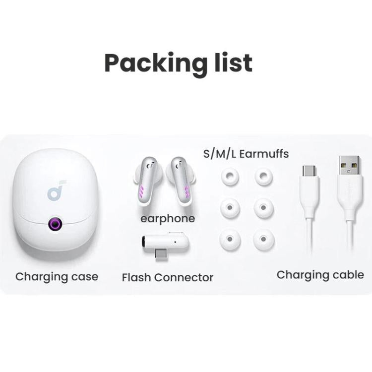 ANKER SoundCore VR P10 30ms Ultra-low Latency Wireless 2.4G Gaming Bluetooth Earphones