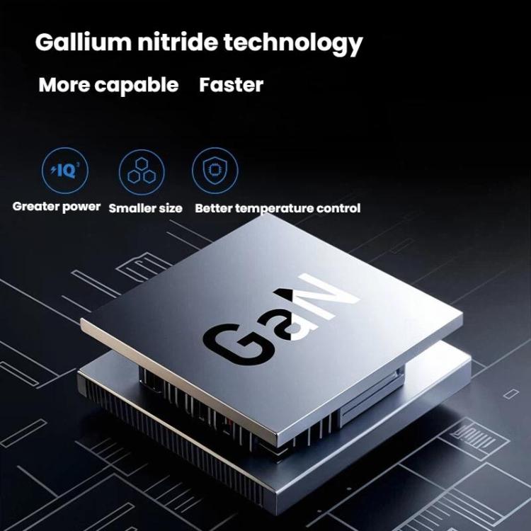 Prime 200W Gallium Nitride Desktop Charger 4 Type-C+2 USB 6 Ports Charging Stand, US Plug